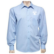 Load image into Gallery viewer, MENS Sky Blue Micro Check Shirt
