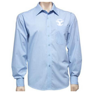 MENS Sky Blue Micro Check Shirt