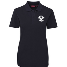 Load image into Gallery viewer, LADIES Navy Crew Polo
