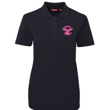 Load image into Gallery viewer, LADIES Navy Crew Polo

